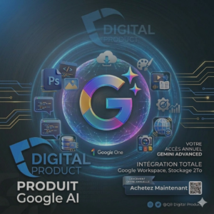 ACCUIEL google ai gemini advanced 12 mois compte gemini global